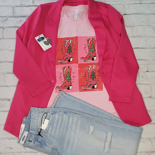 Christmas Pop Art Boot