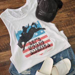 Let's Rodeo America Graphic T-Shirt