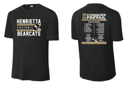 2025 HASC JUNIOR HIGH 8th Grade Football Roster Tee