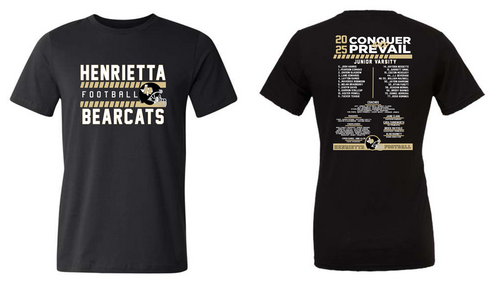 2025 HASC JUNIOR VARSITY Football Roster Tee