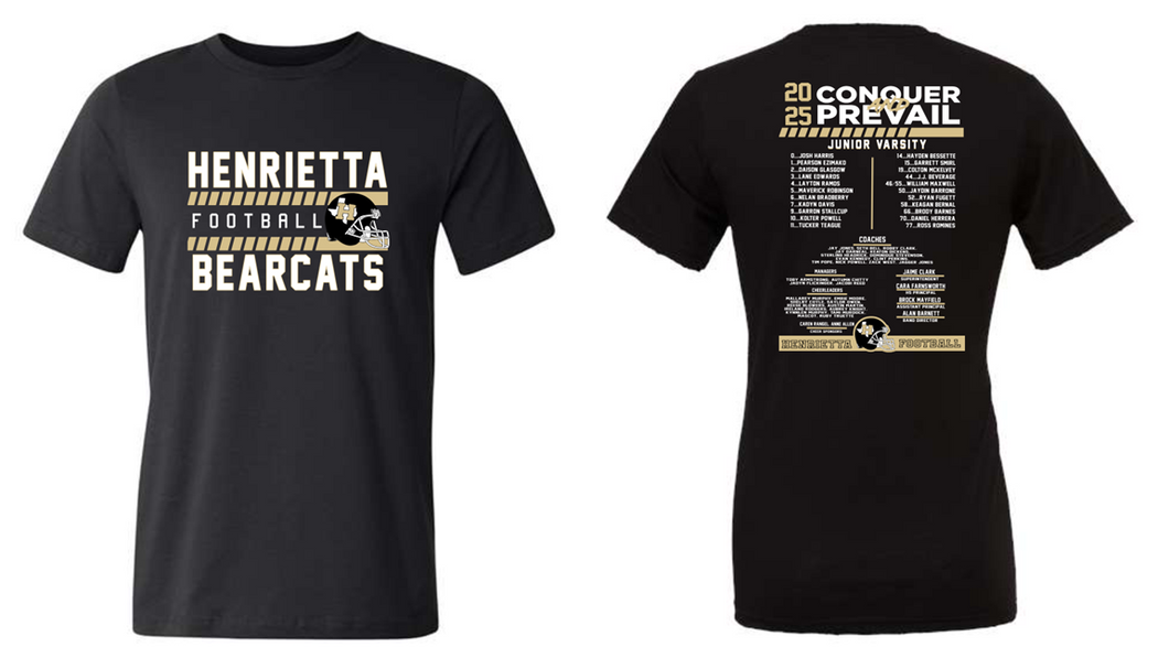 2025 HASC JUNIOR VARSITY Football Roster Tee
