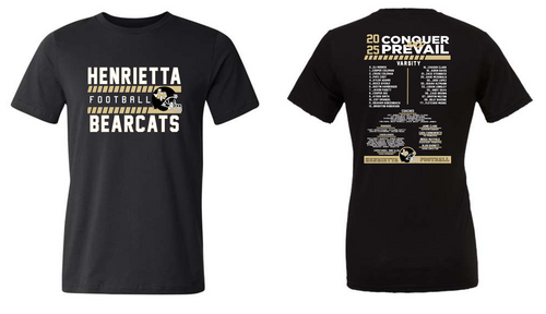 2025 HASC VARSITY Football Roster Tee