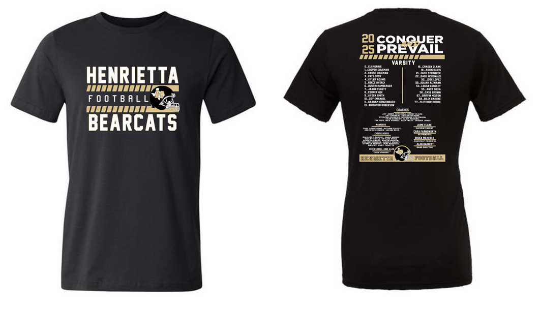 2025 HASC VARSITY Football Roster Tee