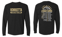 2025 HASC Henrietta Bearcat Basketball JV GOLD Roster