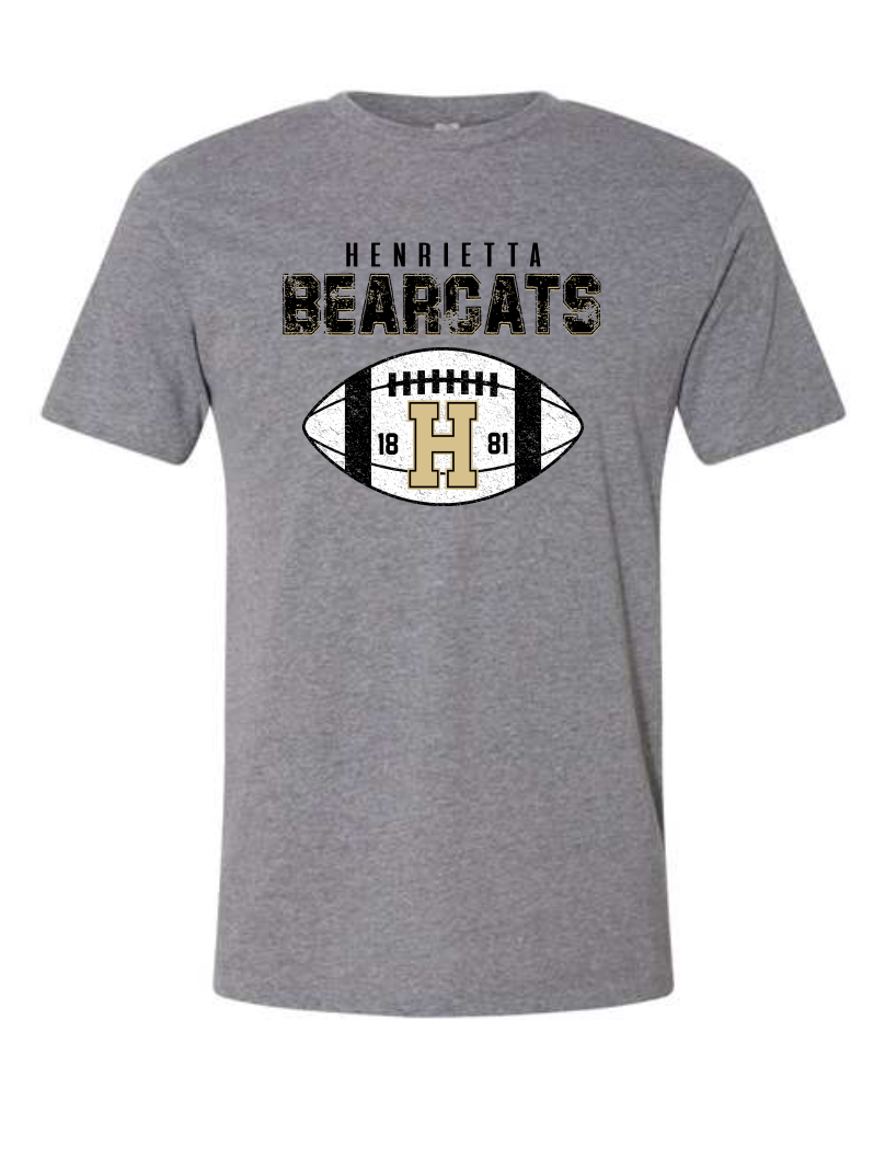 2025 HASC - Henrietta Bearcats Football Grunge H