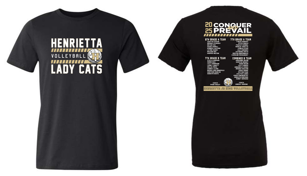 2025 HASC JUNIOR HIGH 7th and 8th Volleyball Roster Tee