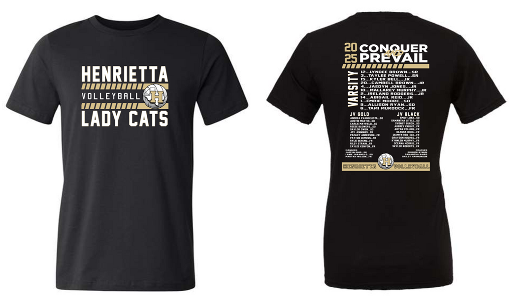 2025 HASC VARSITY and JV Volleyball Roster Tee