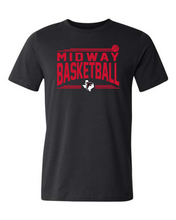 2025 Midway Booster - Midway Basketball Stripes Red