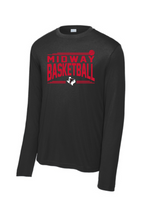 2025 Midway Booster - Midway Basketball Stripes Red