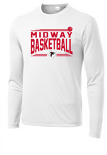 2025 Midway Booster - Midway Basketball Stripes Red