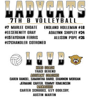 2026 HASC Henrietta LadyCats 7th B Volleyball Roster