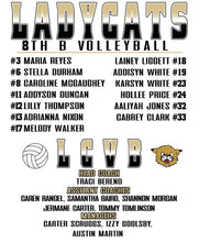 2026 HASC Henrietta LadyCats 8th B Volleyball Roster