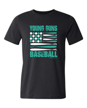 Grunge Baseball Flag Young Guns