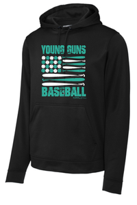 Grunge Baseball Flag Young Guns