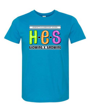 2024 HES PTO Fundraiser Tee - HES Glowing & Growing