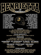 2026 HASC Henrietta Bearcats JV Football Roster