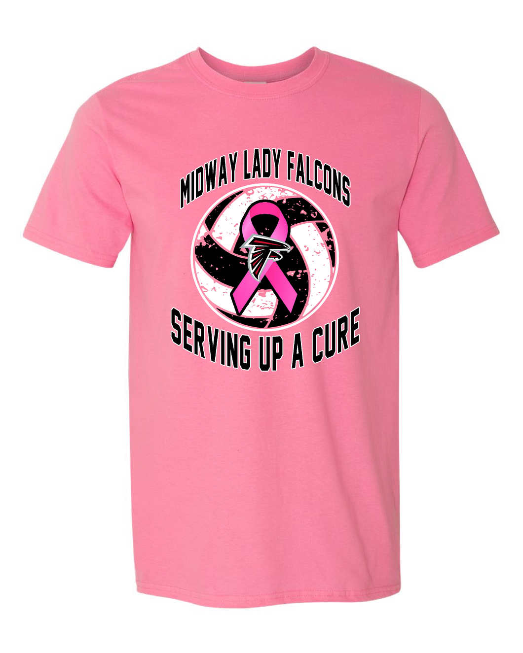 2025 Midway Booster - Lady Falcons Volleyball Serving Up A Cure