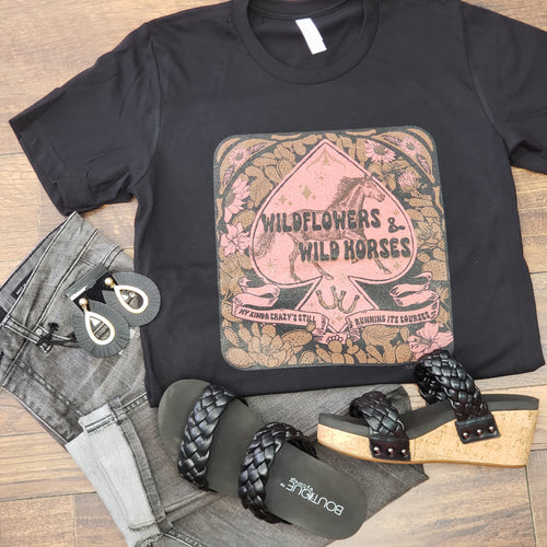 Wildflowers and Wild Horses