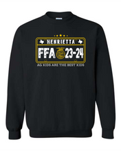 Henrietta FFA license plate