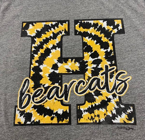 Henrietta Bearcats Tye Dye 💛🖤