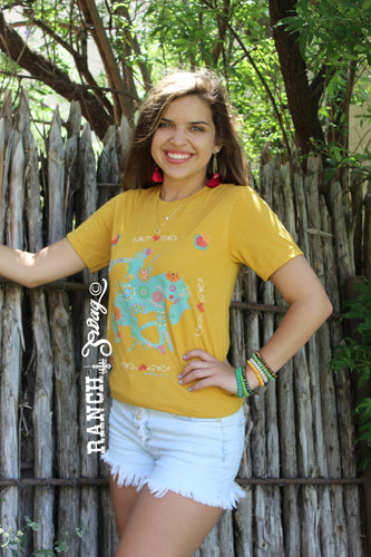 Bleeding Heart Bronc (Turq)