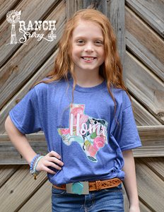 Texas Home - Floral - Kids