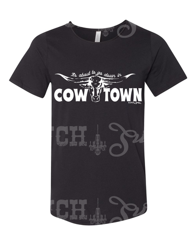 It's About to Go Down in Cow Town (White)